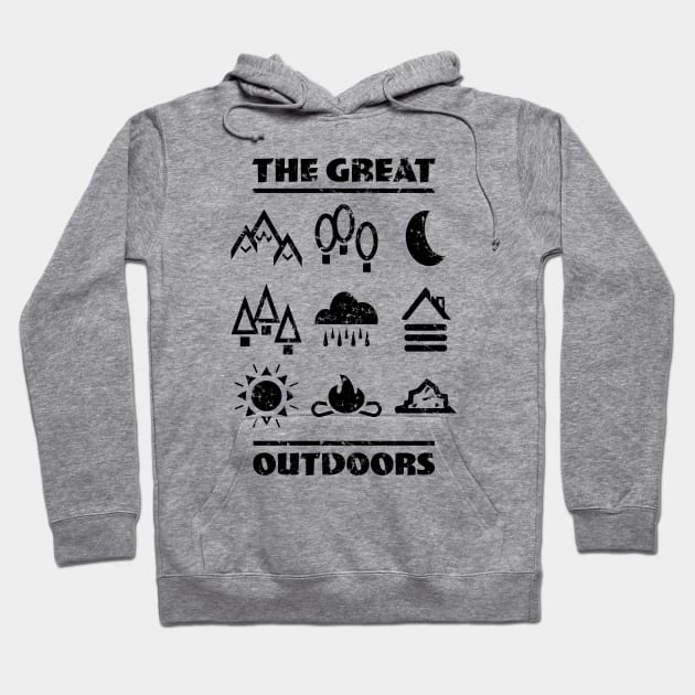 Great Outdoors Iowa Hoodie by Chris Nixt